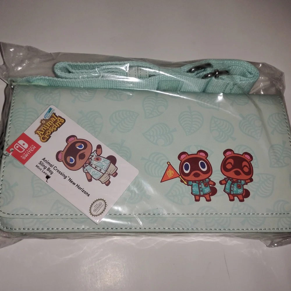 Animal Crossing Mint Green Crossbody Bag